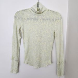 Intimately Free People sheer yellow top Size XS (generous)